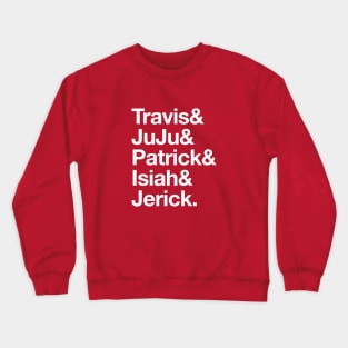 Kansas City Chiefs names Crewneck Sweatshirt